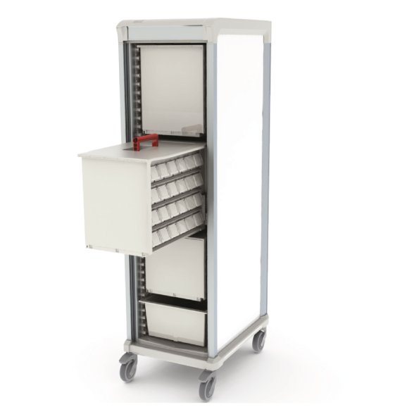 Apollo medications storage cart Chrome Wire Shelving & Storage Australia