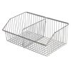 Chrome wire maxi basket - large