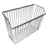 Chrome wire bed basket - small tall