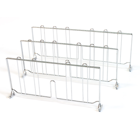 Shelf Dividers For Chrome Wire Shelving, Shelf Dividers For Metal Shelves